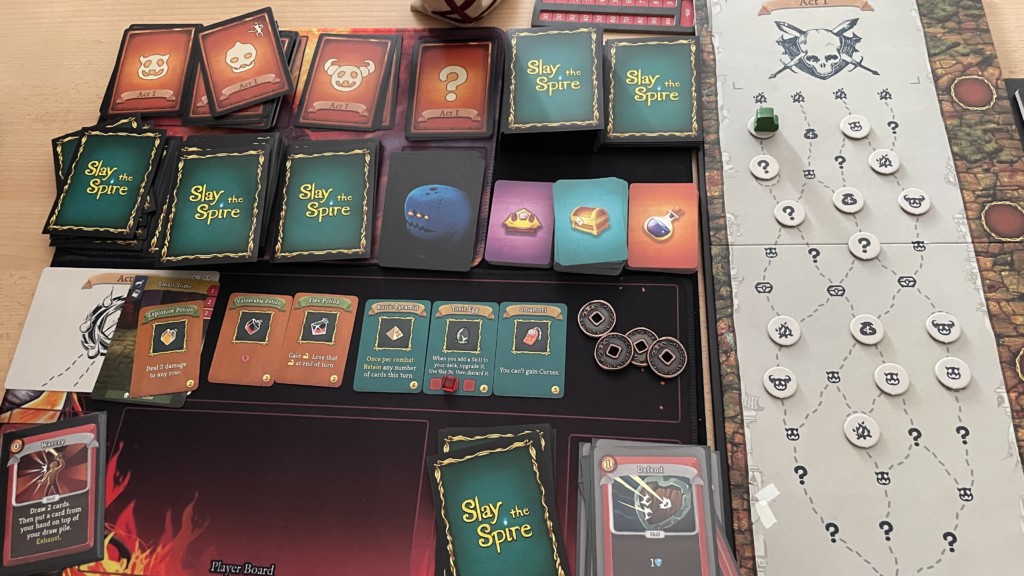 Slay the Spire Board Game Components