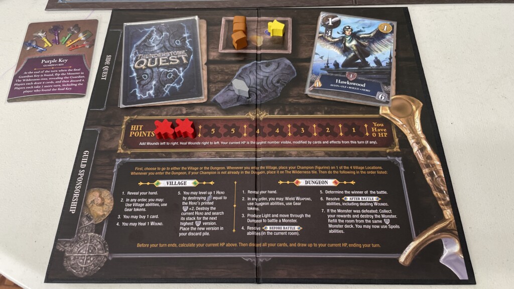 Thunderstone Quest Player Board